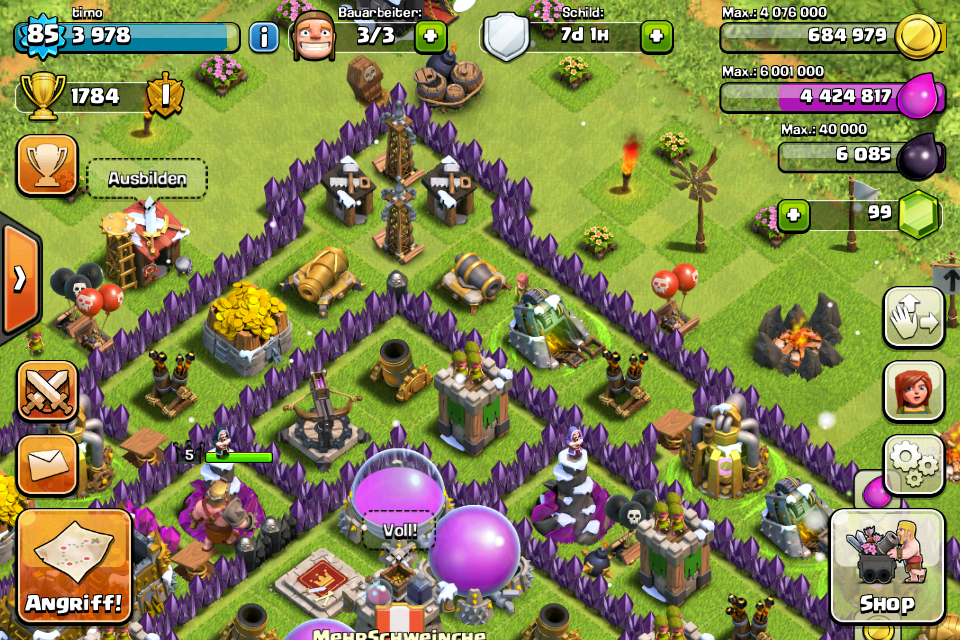 clash of clans wie bekomme ich ligamedaillen